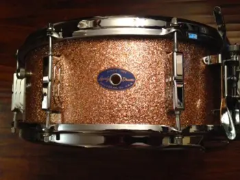 1966 Leedy Shelly Manne Outfit #11 in Champagne Sparkle Pearl.