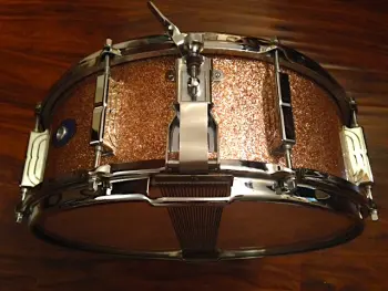 1966 Leedy Shelly Manne Outfit #11 in Champagne Sparkle Pearl.