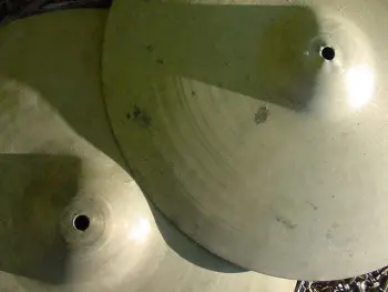 Vintage 14&quot; hi hats