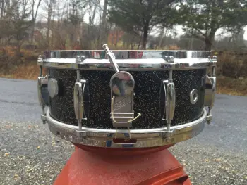 RARE Vintage 1960's Gretsch model # 4157 snare drum in beautiful Anniversary sparkle