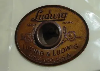 1936 LUDWIG &amp; LUDWIG 6.5 x 14 WMP/CHROME SILVER ANNIVERSARY SUPER-SENSITIVE MODEL