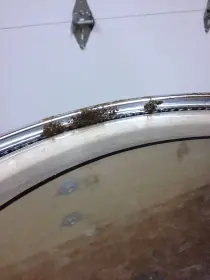 FOR SALE: Vintage 1970s Ludwig 18 Inch Floor Tom in Black Cortex