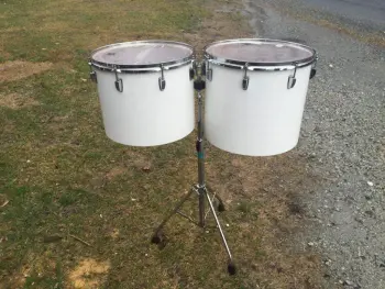 1970's Ludwig 6ply 15&quot;/16&quot; concert toms w/ stand - $125!