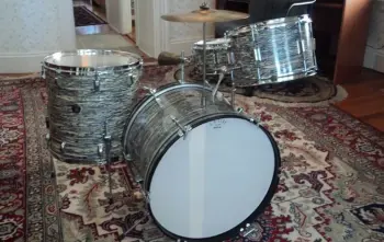 Orange sparkle Kent drums