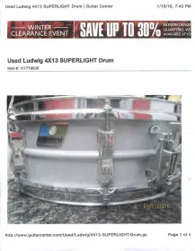 Did Ludwig ever make a 13&quot; Acrolite?