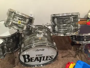 For Sale:  My Beatles Drum Sets - Black Oyster Pearl Kits