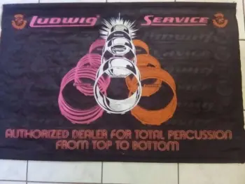 Original LUDWIG Store Banner to sell.