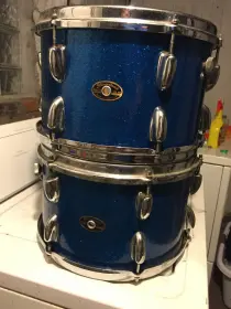 60s Slingerland Blue Sparkle 12&quot; Toms