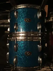 60s Slingerland Blue Sparkle 12&quot; Toms