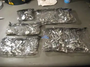 Organizing spare parts