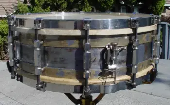 [B]1920s-30s? LUDWIG &amp; LUDWIG? 5 x 14 NOS/NOB 12 LUG “RAT” SNARE DRUM [/B]