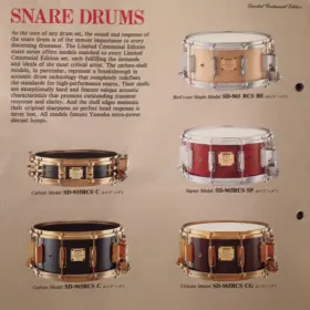 Yamaha 100 year anniversary drums