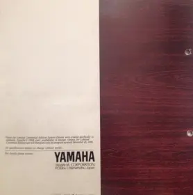 Yamaha 100 year anniversary drums