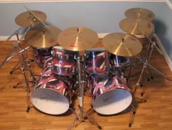 Alex Van Halen's rehearsal kit
