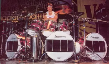 Alex Van Halen's rehearsal kit