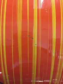 Yamaha Club Custom Orange Swirl: 10, 12, 14 and 20&quot; bass drum: 2000