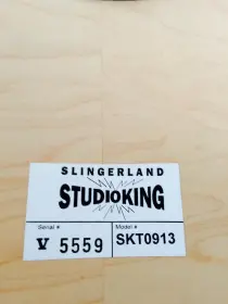 Slingerland Studio King Kit (Gibson Era) - Pink Champagne Finish