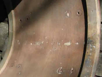 Oldschools bass drum repair