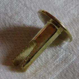 Masterwork brass cymbal rivets