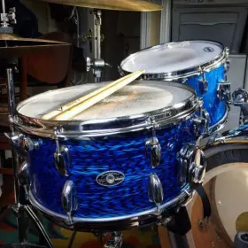 1970(ish) Slingerland Concert King 6.5x14 Blue Agate