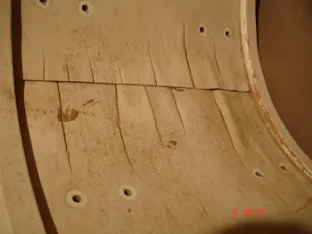 Oldschools bass drum repair