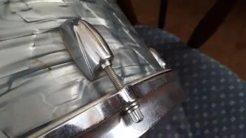60's Gretsch kit - type of metal?