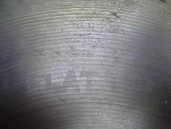 The most unusual Zildjian I've ever seen.
