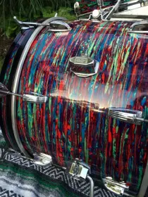 1968 Ludwig Psychedelic Downbeat Drum Kit