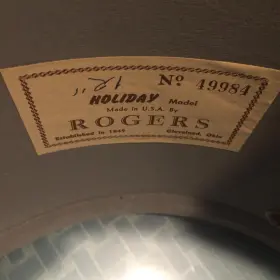 Champagne Sparkle Rogers Holiday 20/12/14 w/Matching Powertone