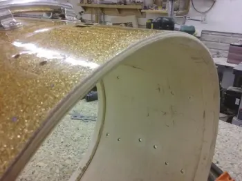 Oldschools bass drum repair