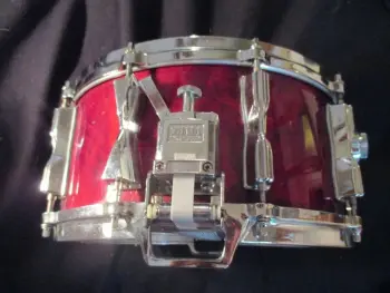 Tama Superstar 6.5x14 birch Mastercraft snare drum in cherry wine