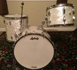 1965 Ludwig Downbeat WMP - Stunning w/Rare Options
