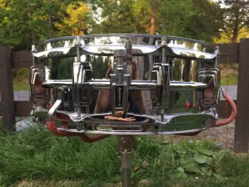 vintage Ludwig B/O badge 5&quot;x14&quot; snare drum - Clean!