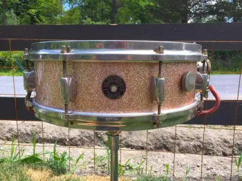 Vintage 60's Gretsch Round Badge 'Max Roach' model 4&quot;x14&quot; Progressive Jazz Snare Drum