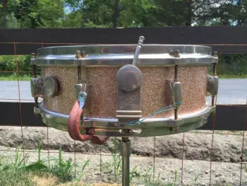 Vintage 60's Gretsch Round Badge 'Max Roach' model 4&quot;x14&quot; Progressive Jazz Snare Drum
