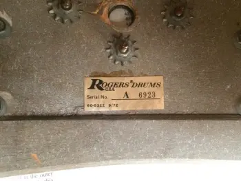 Vintage rogers left handed kit