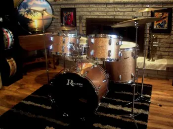 Vintage rogers left handed kit