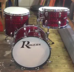 Vintage rogers left handed kit