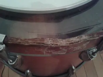 Bass drum hoop repair ?