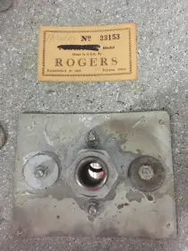Rogers 22&quot; Gold Glass Glitter...?