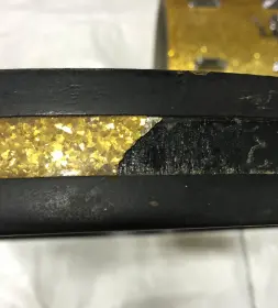 Rogers 22&quot; Gold Glass Glitter...?