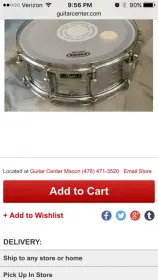 I just got this Pearl snare