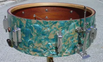 1930 LEEDY 5 x 14 RAINBOW PEARL BROADWAY PARALLEL MODEL No. 2416 (First Generation)