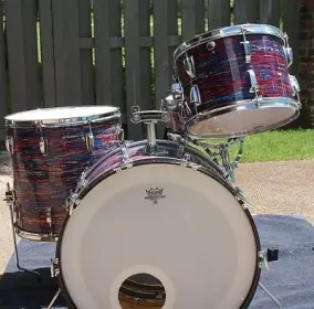 Ludwig 1968 Psychedelic Drum Kit