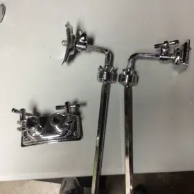 Pearl Hex Rod Double Tom Mount