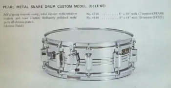 I just got this Pearl snare