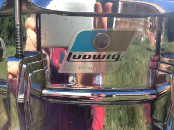 70's Ludwig B/O badge 6.5&quot; x 14&quot; supraphonic 'Bonham' snare drum