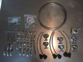 ~ Vintage Ludwig Parts~ hoops, spurs, lugs, mounts, etc