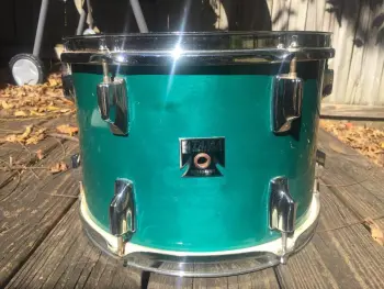 Ludwig WMP 60's 8x12 Tom, Tama 80's Aquamarine 9x13 Tom