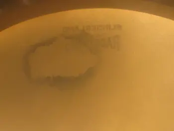 Cleaning up coated drum heads